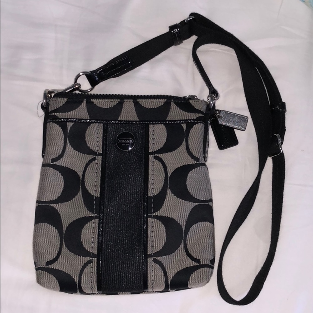 Coach Black C crossbody bag